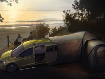  VW Caddy mini kamper &ndash; Spanie pod gwiazdami